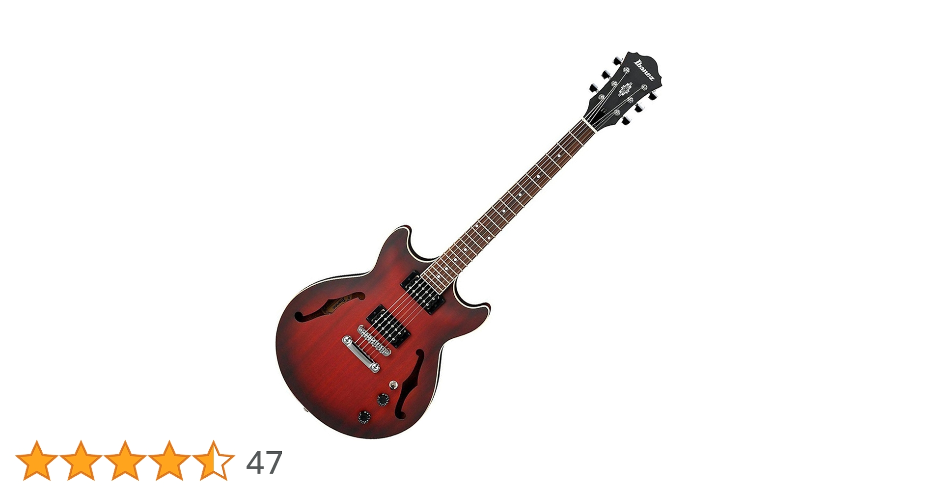 ギター〔ibanez〕 Ibanez AS53 SRF Artcore - sunburst red flat Semi-hollow
